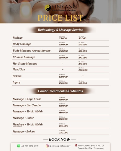 Massage + Kop Kerik 90 Menit